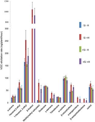 Silicon Supplementation Alters the Composition of Herbivore Induced Plant Volatiles and Enhances Attraction of Parasitoids to Infested Rice Plants